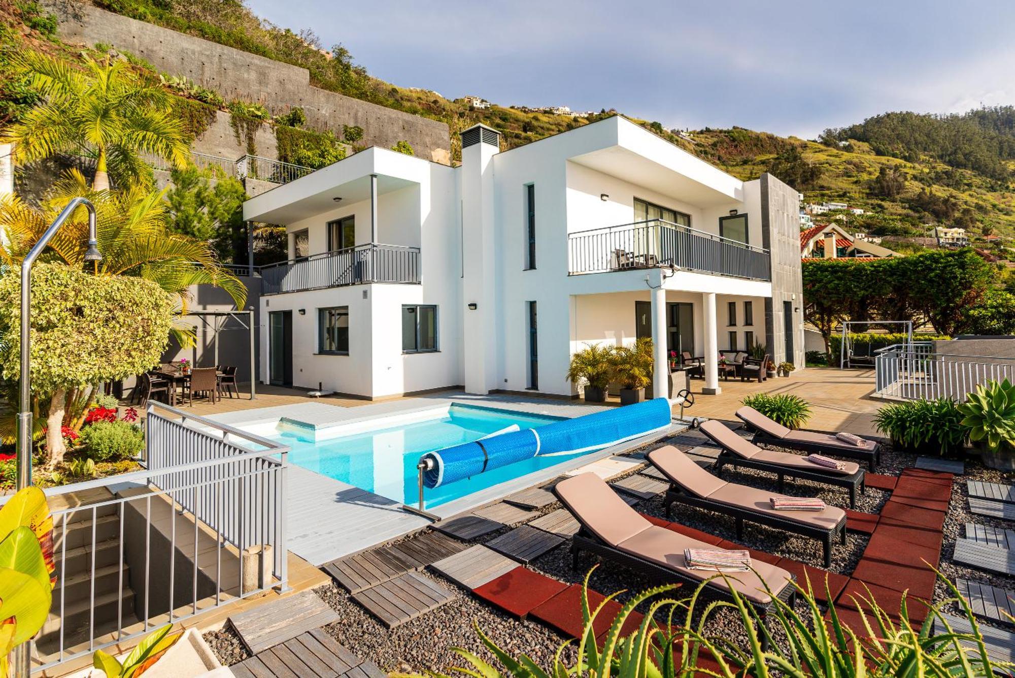 Villa Nunes, Big Holiday House With Private Pool Calheta  Bagian luar foto