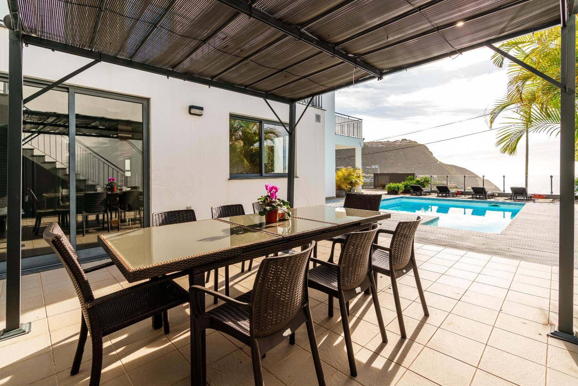 Villa Nunes, Big Holiday House With Private Pool Calheta  Bagian luar foto